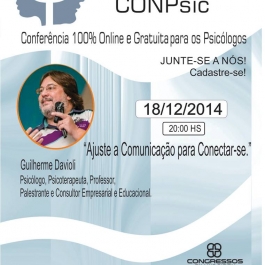 CONPsic palestra dia 18/12