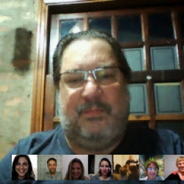 Participando de mais um Hangout